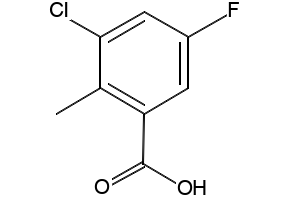 2-Fluoro-5-methylbenzoic acid structure, CAS 321-12-0