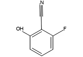 2-Fluoro-6-hydroxybenzonitrile structure, CAS 140675-43-0