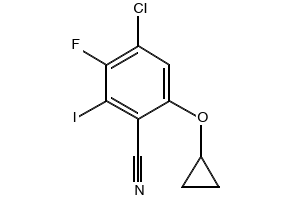 2-Fluoro-6-iodobenzonitrile structure, CAS 79544-29-9