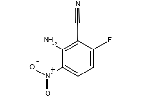 2-Fluoro-6-nitrobenzonitrile structure, CAS 143306-27-8