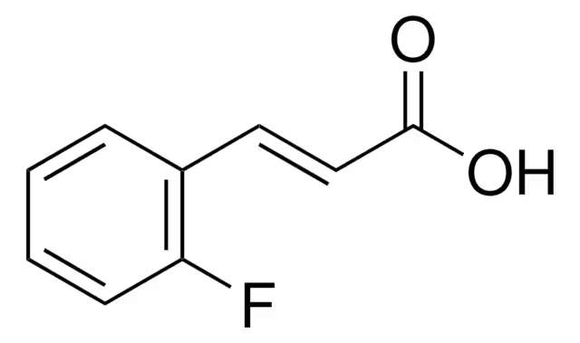 2-Fluorocinnamic acid structure, CAS 451-69-4