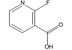 2-Fluoropyridine-3-carboxylic acid structure, CAS 393-55-5