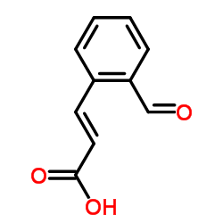 2-Formylcinnamic acid structure, CAS 130036-17-8