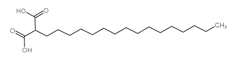 2-Hexadecylmalonic acid structure, CAS 4371-64-6