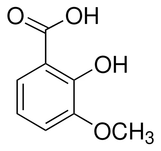 2-Hydroxy-3-methoxybenzoic acid structure, CAS 877-22-5