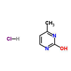 2-Hydroxy-4-methylpyrimidine hydrochloride structure, CAS 5348-51-6