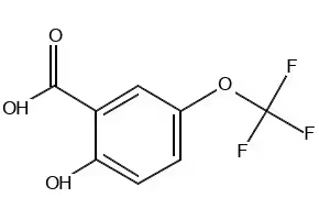 2-Hydroxy-5-(trifluoromethoxy)benzoic acid structure, CAS 129644-57-1
