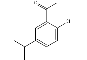 2'-Hydroxy-5'-isopropylacetophenone structure, CAS 1634-36-2