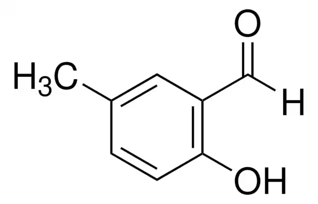 2-Hydroxy-5-methylbenzaldehyde structure, CAS 613-84-3