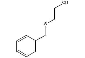 2-Hydroxyethyl benzyl sulfide structure, CAS 3878-41-9
