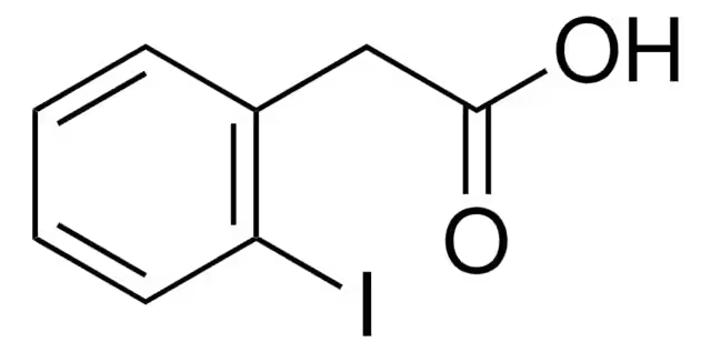 2-Iodophenylacetic acid structure, CAS 18698-96-9