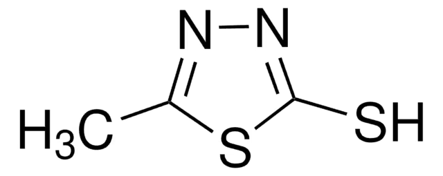 2-Mercapto-5-methyl-1,3,4-thiadiazole structure, CAS 29490-19-5