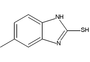 2-Mercapto-5-methylbenzimidazole structure, CAS 27231-36-3