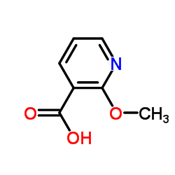 2-Methoxynicotinic acid structure, CAS 16498-81-0