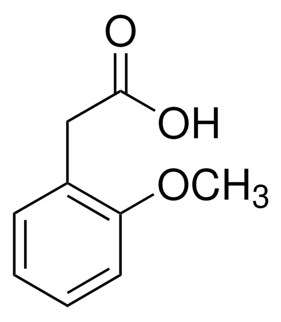 2-Methoxyphenylacetic acid structure, CAS 93-25-4
