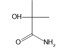 2-Methyl-2-hydroxypropionamide structure, CAS 13027-88-8