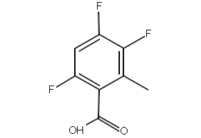 2-Methyl-3,4,6-trifluorobenzoic acid structure, CAS 119916-22-2