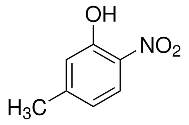 2-Methyl-5-nitrophenol structure, CAS 5248-54-6