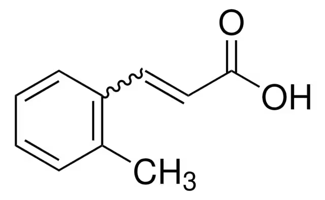 2-Methylcinnamic acid structure, CAS 2373-76-4