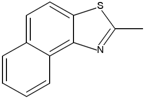 2-Methylnaphtho(1,2-d)thiazole structure, CAS 2682-45-3