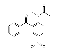 2-N,N-Methylacetylamino-5-nitrobenophenone structure, CAS 103697-03-6