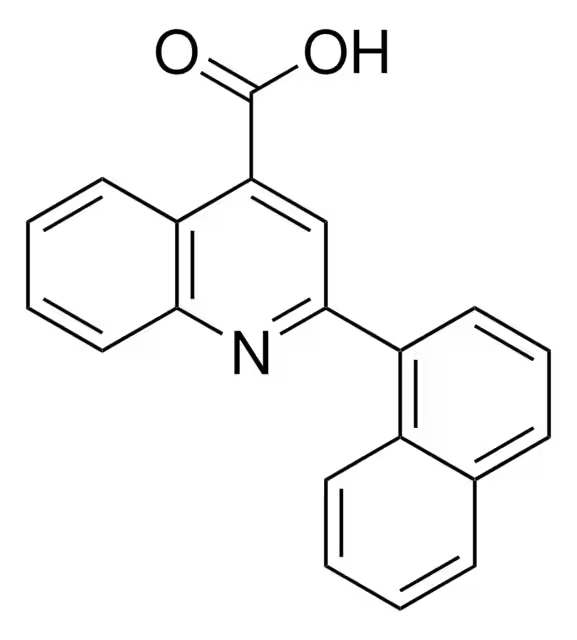 2-Naphthalen-2-yl-quinoline-4-carboxylic acid structure, CAS 13605-87-3
