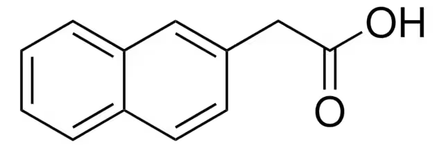 2-Naphthaleneacetic acid structure, CAS 581-96-4