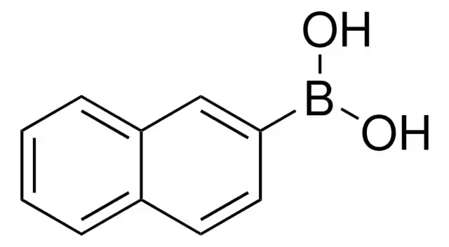 2-Naphthaleneylboronic acid structure, CAS 32316-92-0