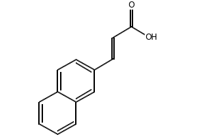 2-Naphthylacrylic acid structure, CAS 51557-26-7