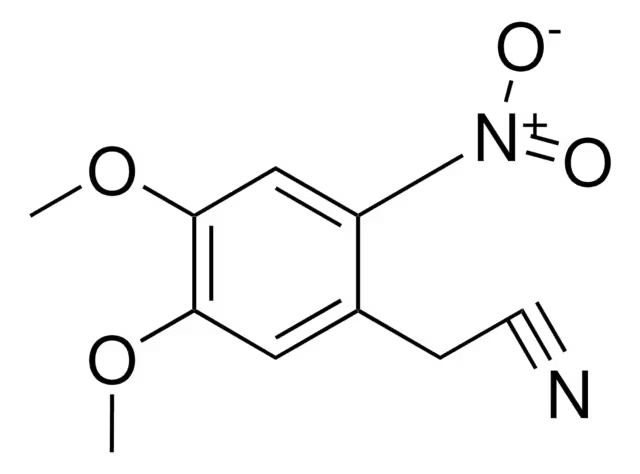 2-Nitrophenylacetonitrile structure, CAS 610-66-2