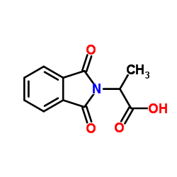 2-Phthalimidopropionic acid structure, CAS 21860-84-4