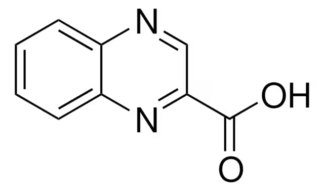 2-Quinoxalinecarboxylic acid structure, CAS 879-65-2