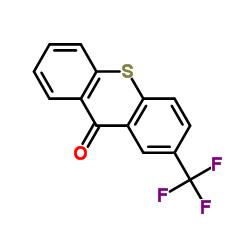 2-Trifluoromethyl-9-thioxanthone structure, CAS 1693-28-3