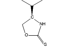 (S)-4-Isopropyl-1,3-oxazolidine-2-thione structure, CAS 104499-08-3