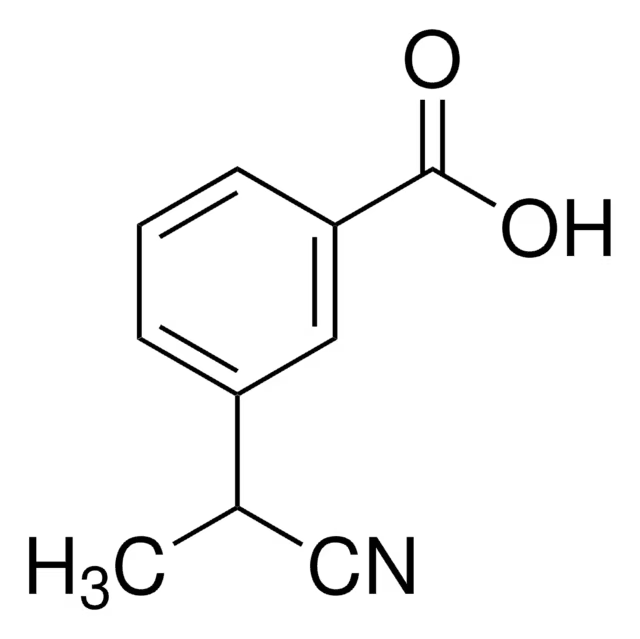 3-(1-Cyanoethyl)benzoic acid structure, CAS 5537-71-3