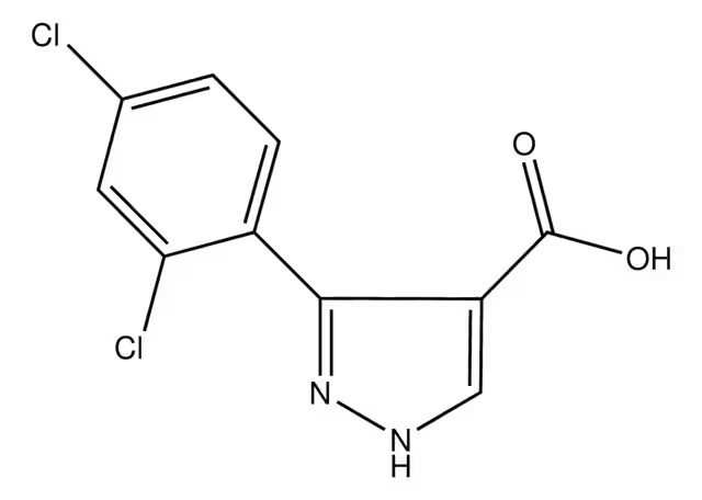 3-(2,4-Dichlorophenyl)pyrazole structure, CAS 154257-67-7