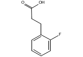 3-(2-Fluorophenyl)propionic acid structure, CAS 1643-26-1