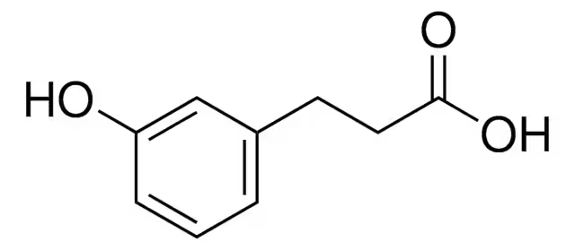 3-(3-Hydroxyphenyl)propionic acid structure, CAS 621-54-5