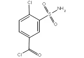 3-(Aminosulfonyl)-4-chlorobenzoyl chloride structure, CAS 70049-77-3