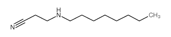 3-(Octylamino)propionitrile structure, CAS 29504-89-0