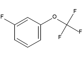 3-(Trifluoromethoxy)fluorobenzene structure, CAS 1077-01-6