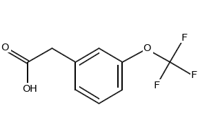 3-(Trifluoromethoxy)phenylacetic acid structure, CAS 203302-97-0