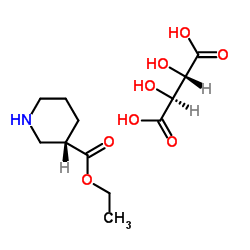 (S)-Ethyl nipecotate-D-tartrate structure, CAS 83602-38-4