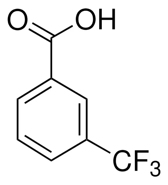 3-(Trifluoromethyl)benzoic acid structure, CAS 454-92-2