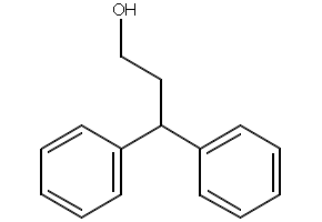 3,3-Diphenylpropanol structure, CAS 20017-67-8