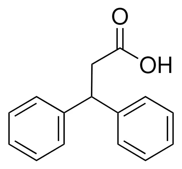 3,3-Diphenylpropionic acid structure, CAS 606-83-7