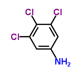 3,4,5-Trichloroaniline structure, CAS 634-91-3