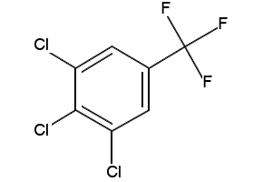 3,4,5-Trichlorobenzotrifluoride structure, CAS 50594-82-6