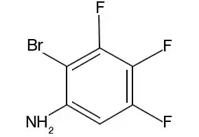 3,4,5-Trifluoroaniline structure, CAS 163733-96-8