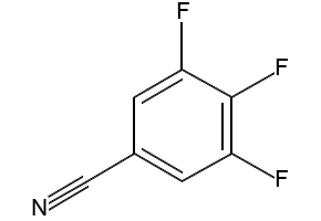 3,4,5-Trifluorobenzonitrile structure, CAS 134227-45-5